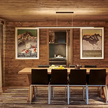Luxury Penthouse Duplex In A Chalet, Villars-gryon Aparthotel Gryon